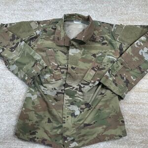 Multicam Field Jacket Womens 33 Short Military Camo Sleeve Pockets Zipper